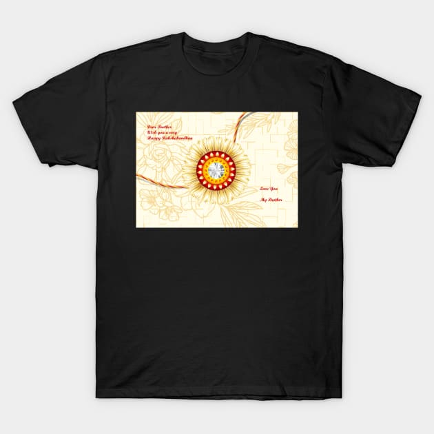 Happy Rakshabandhan T-Shirt by justrachna